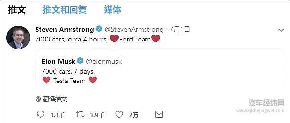 两人推特截图