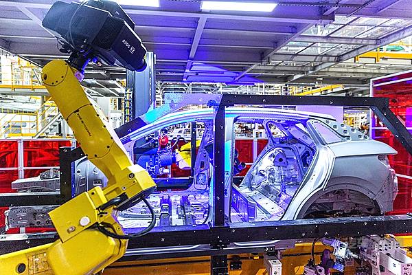 上汽大众安亭MEB工厂采用了At-line测量工位