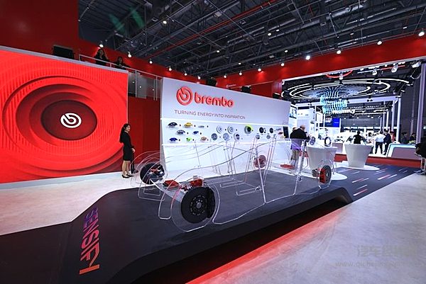 布雷博Sensify智能制动系统展示现场