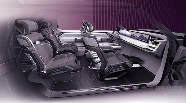 上汽大通MAXUS“大型纯电性能皮卡”GST概念车