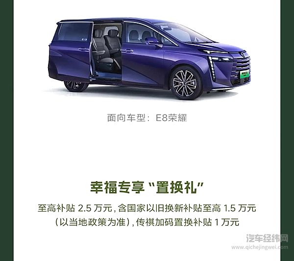 广汽传祺4月最新购车权益上线