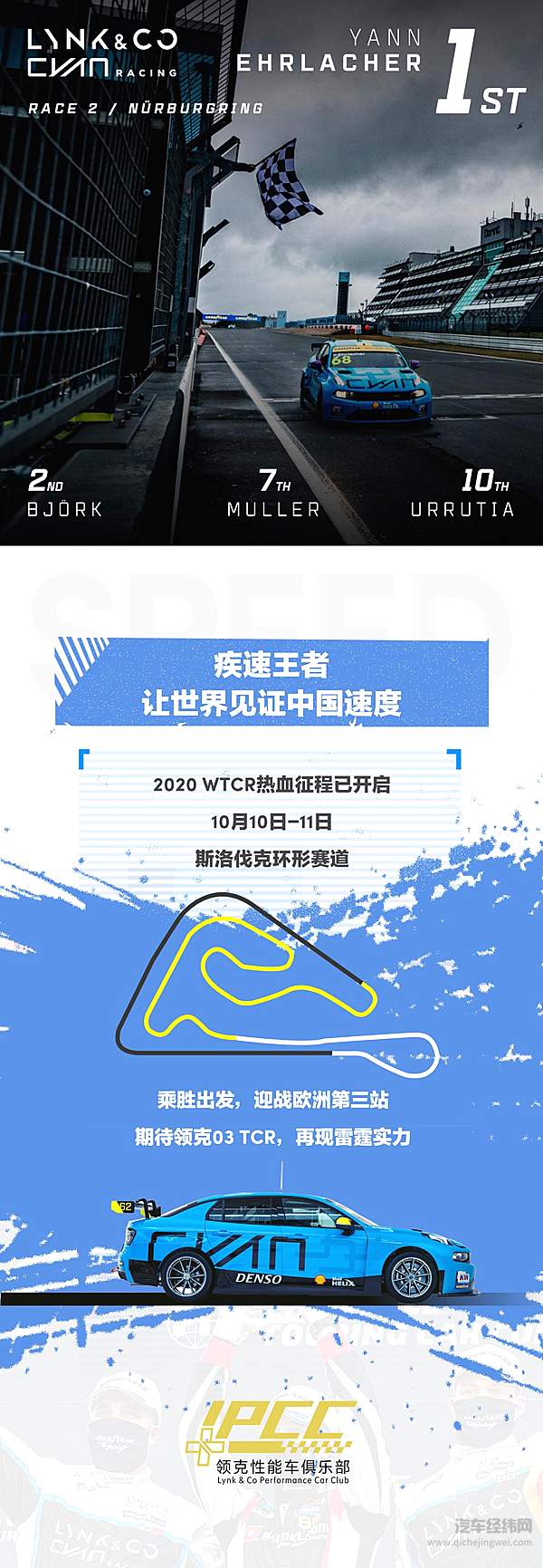 2020 WTCR德国站 领克03 TCR 再度披靡赛场
