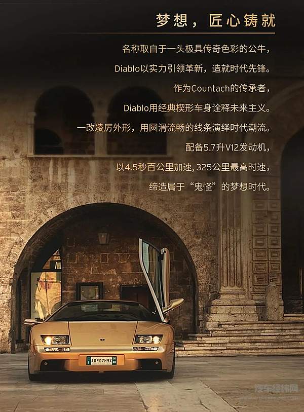 “鬼怪”还是“造梦者”？ 千禧明星兰博基尼Diablo