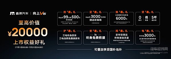 6.98万元起享15万级体验，向上V6新一代全能MPV正式上市