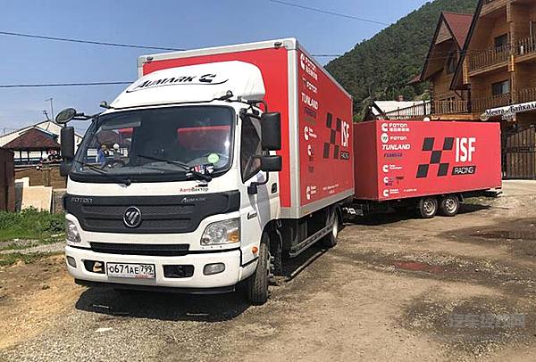 福田康明斯ISF越野拉力赛车队出征2019丝绸之路拉力赛