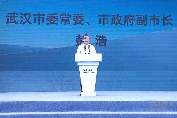 武汉市委常委、市政府副市长彭浩发表讲话