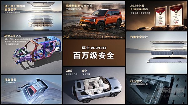 猛士X700正式开启预售，“六看”标尺定义30万级最好的方盒子