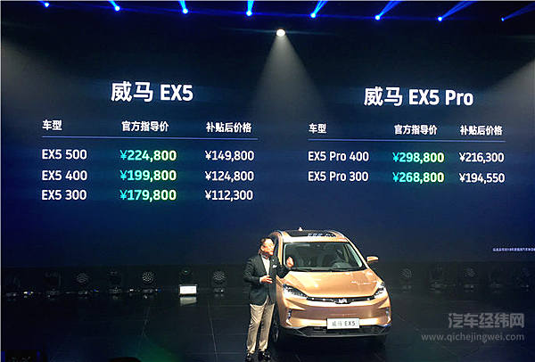 是“创新者”更是“普及者” 威马EX5智能电动车用得爽更买得起！