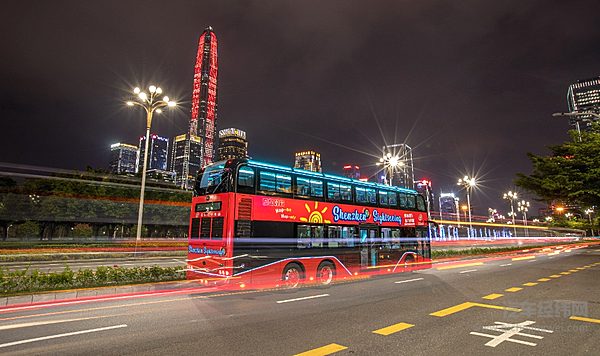 B12D与城市夜景交相辉映