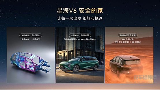 华系大六座星海V6正式上市9.99万元起！高端智驾迈入十万时代