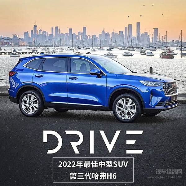 ▲ 第三代哈弗H6获评澳大利亚2022年“最佳中型SUV”